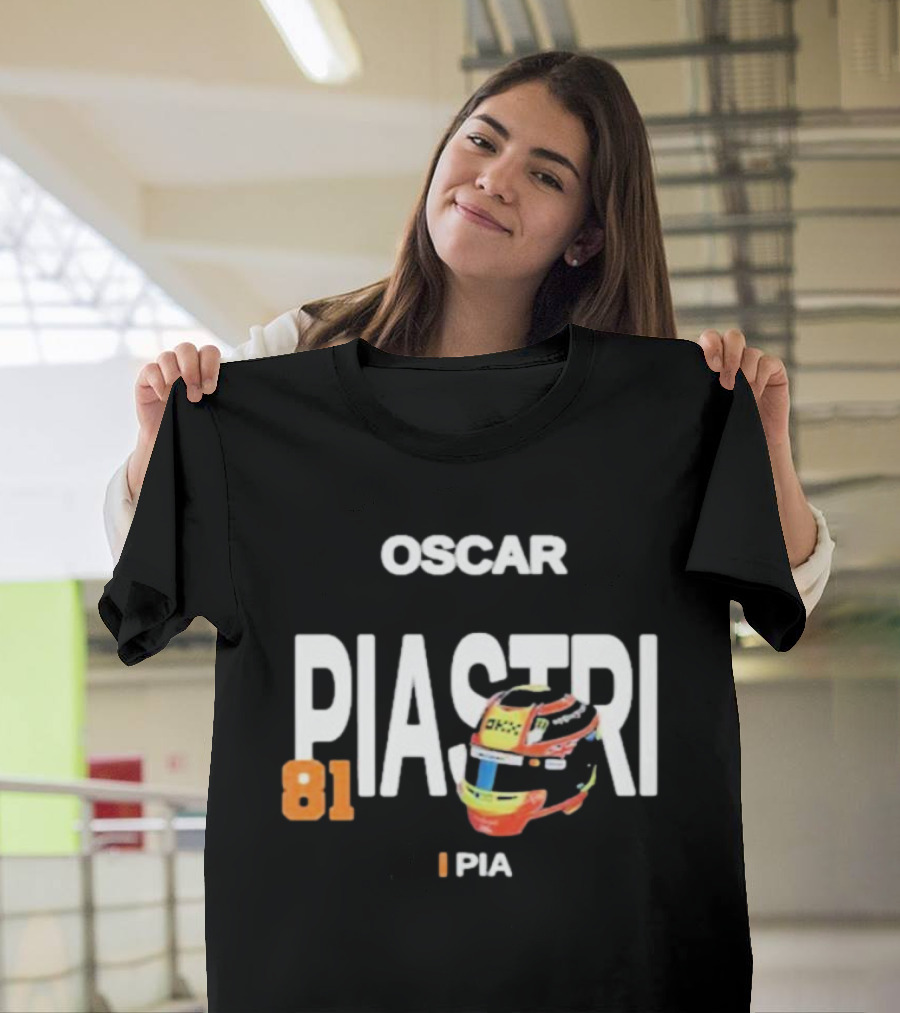 Oscar Piastri PIA81 Racing Helmet Icon PIA 81 T-Shirt