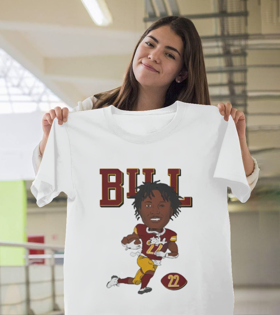 Bill Washington Commanders 22 Football Player Icon T-Shirt
