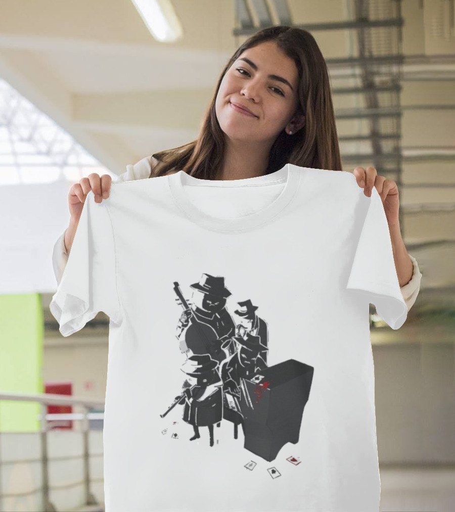 Project Soundpage Midnight Music Jazz Band Noir Aesthetic T-Shirt