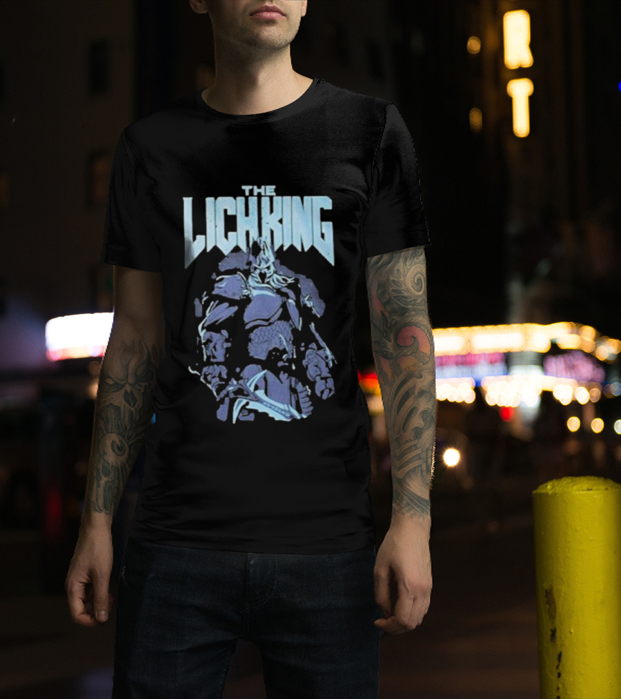 The Lich King Blizzard Iconic Character Armor T-Shirt