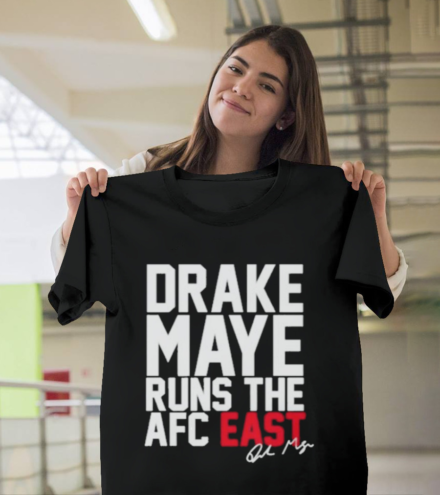 Drake Maye Runs The AFC East T-Shirt