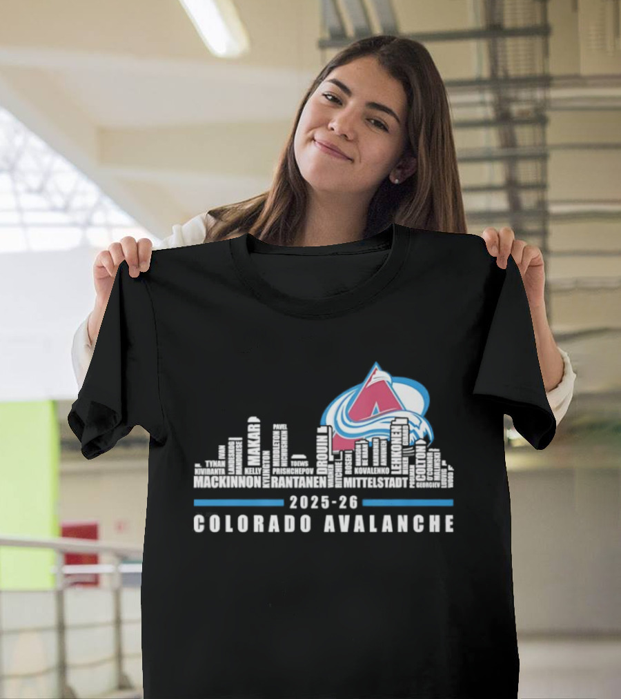 Colorado Avalanche 2025 26 City Skyline T-Shirt