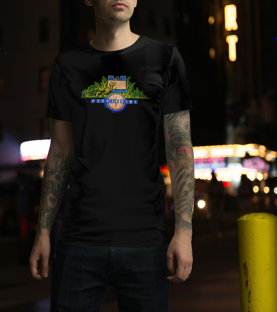 Jurassic Park Clever Girl Dinosaur Tropical Jungle Calendar Fan Favorite T-Shirt