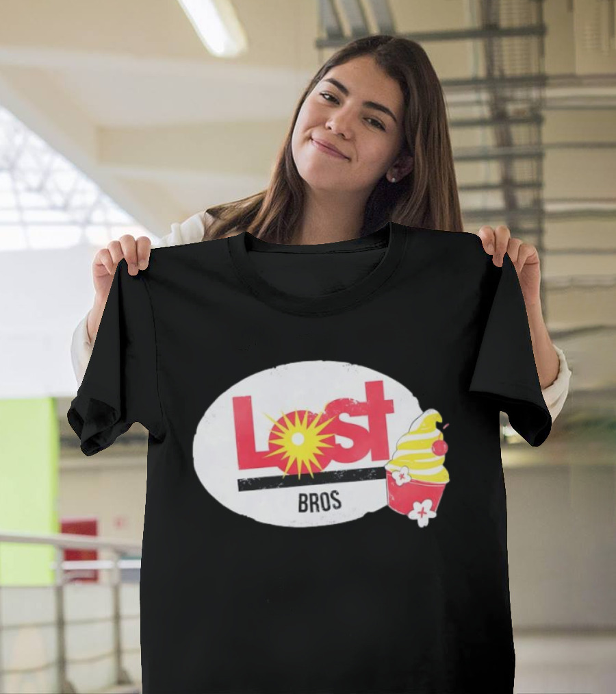 Lost Bros Pineapple Swirl Cupcake Sunburst T-Shirt