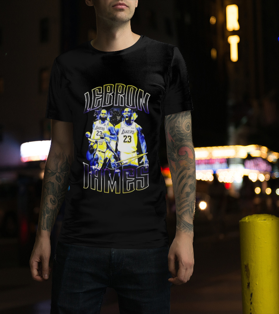 LeBron James Los Angeles Lakers NBA Basketball Legends 23 T-Shirt