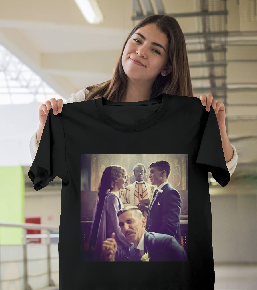 Tommy Shelby Grace Burgess Wedding Scene Peaky Blinders TV Series T-Shirt