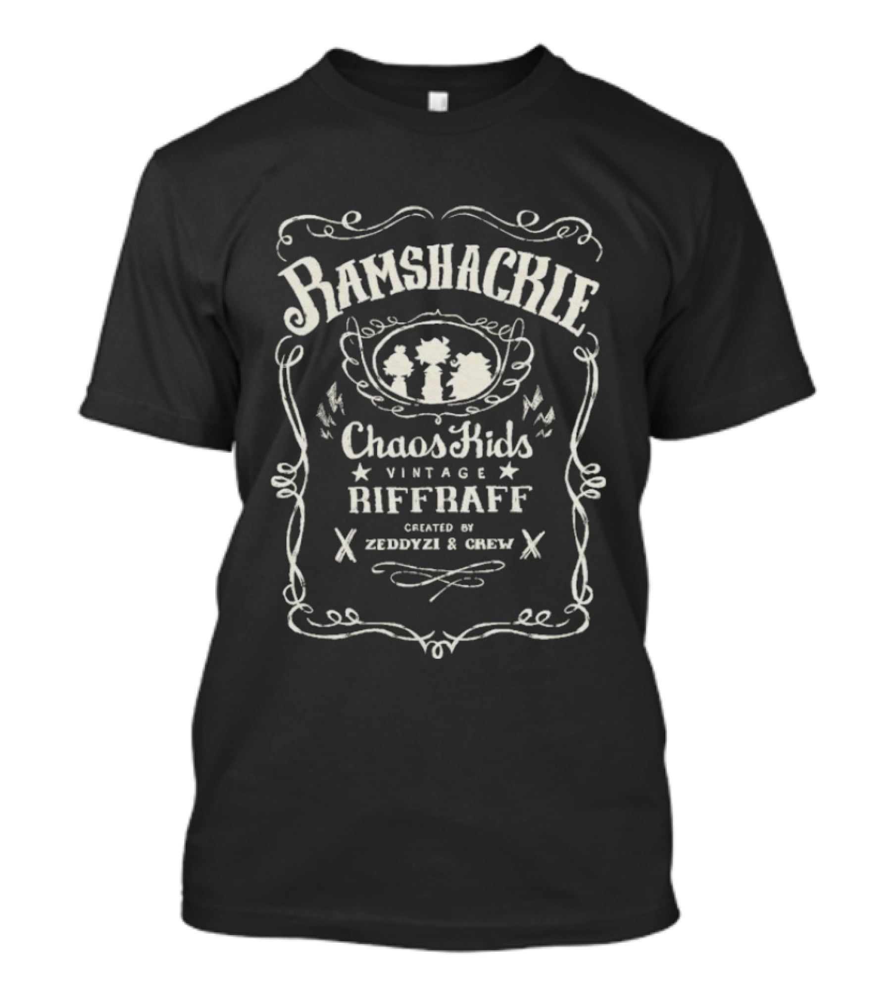 Ramshackle Chaos Kids Vintage Riffraff Created By Zeddyzi & Grawy T-Shirt