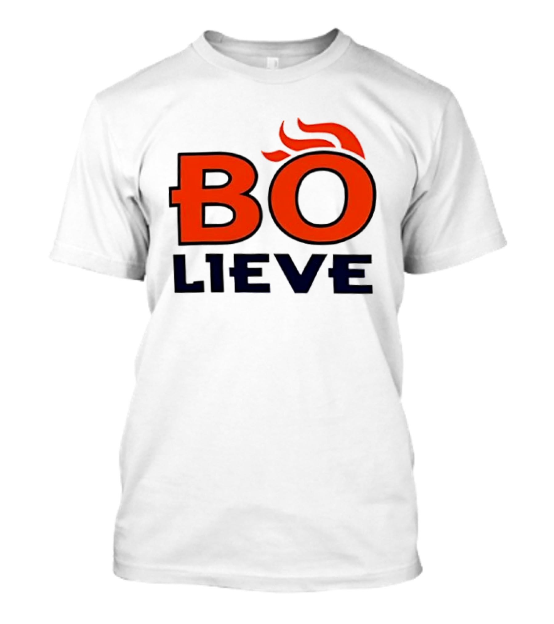 Bo Lieve Denver Broncos Flame T-Shirt