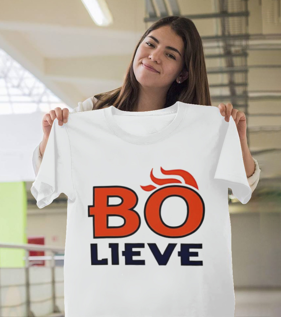 Bo Lieve Denver Broncos Flame T-Shirt