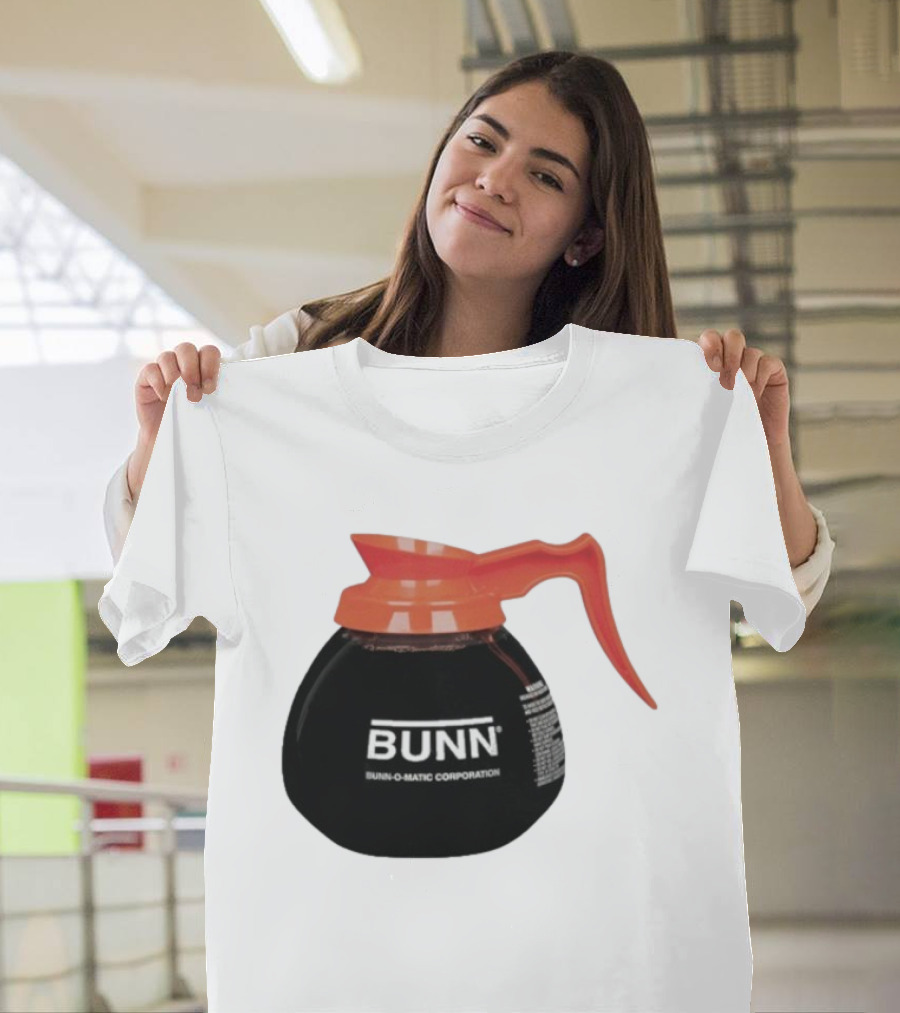 Bunn Coffee Pot Bunn O Matic Corporation Classic Orange Handle T-Shirt