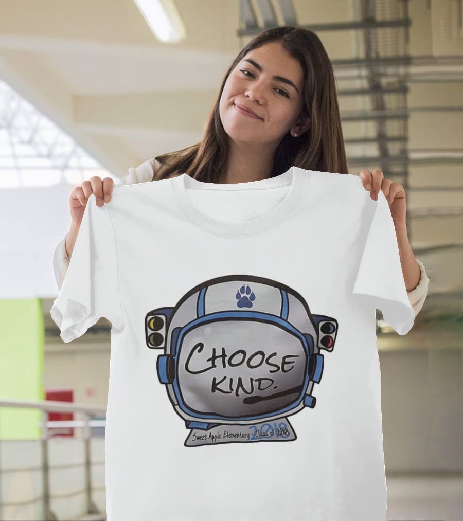 Sweet Apple Elementary Choose Kind Class Of 2018 Helmet T-Shirt