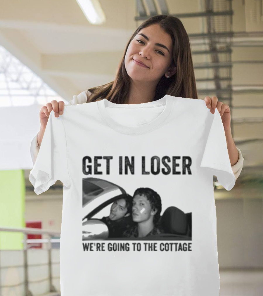 Get In Loser We're Going To The Cottage Drive Car Heated Rivalry T-Shirt