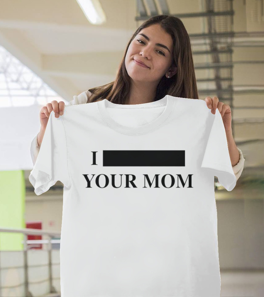 I Blackout Your Mom Hidden Word Playful Text Drinking Humor T-Shirt