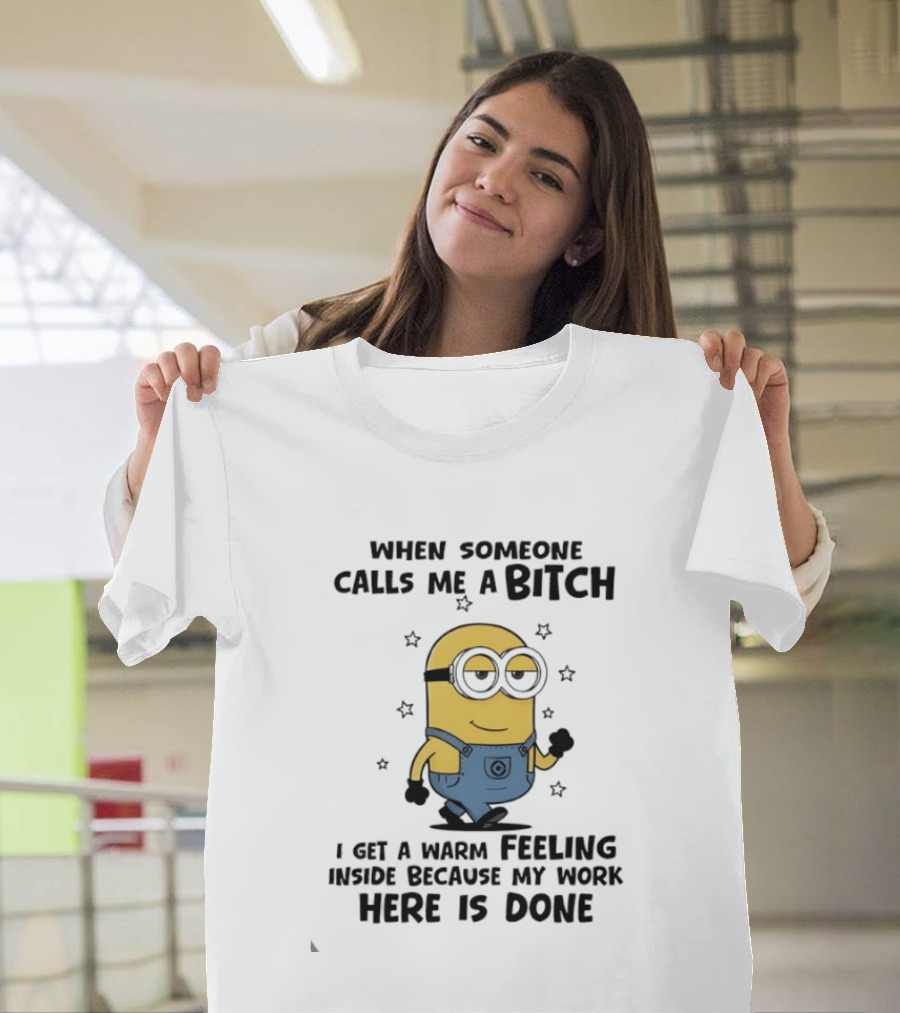 Minion Warm Feeling Accomplished Attitude T-Shirt