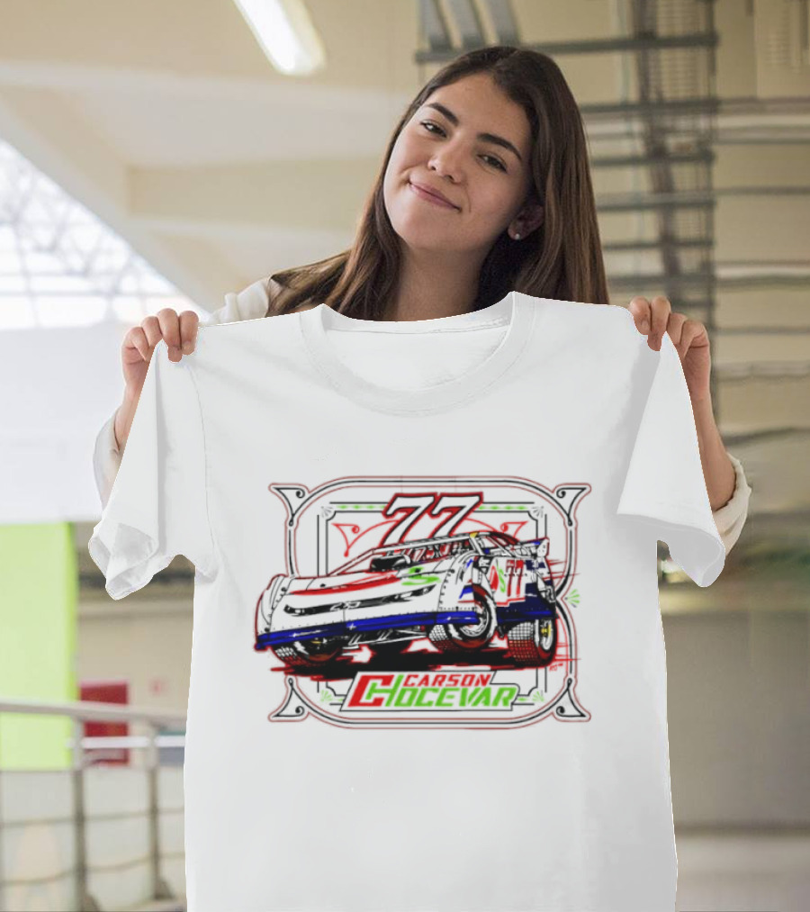 77 Carson Hocevar Spire Motorsports Chili's Dirt Racing T-Shirt