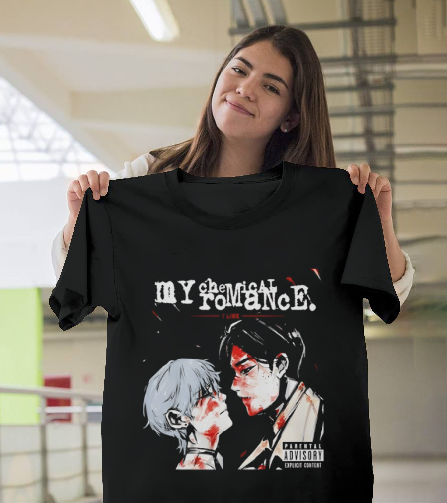 My Chemical Romance Alien Stage Ivan Till Explicit Content Warning T-Shirt