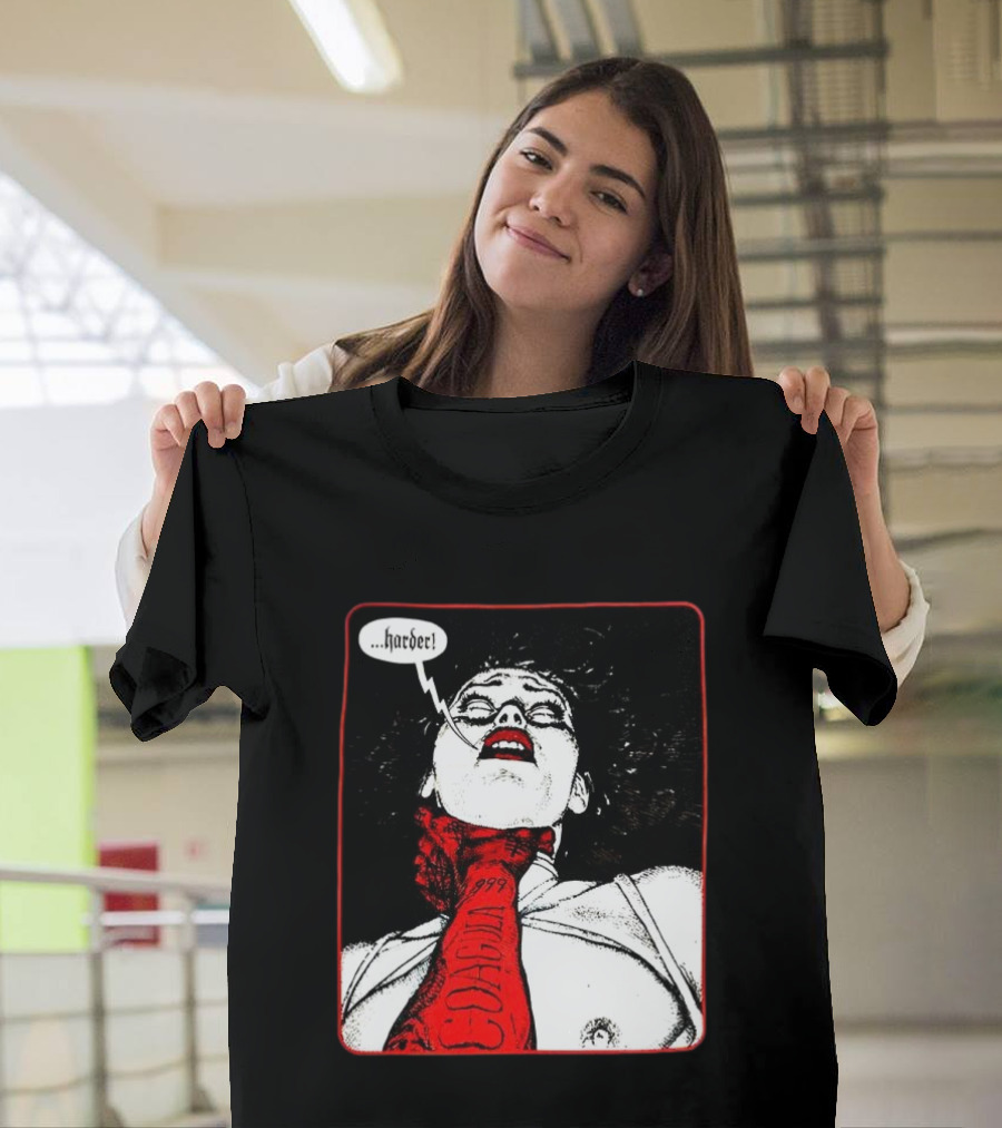 Punzadas De Fantasmas Mujer Con Corbata Rojo Cora 1999 Harder T-Shirt