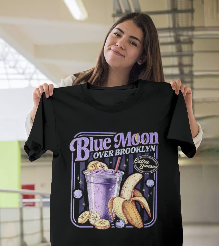 Scott And Kip Blue Moon Over Brooklyn Extra Banana Smoothie T-Shirt