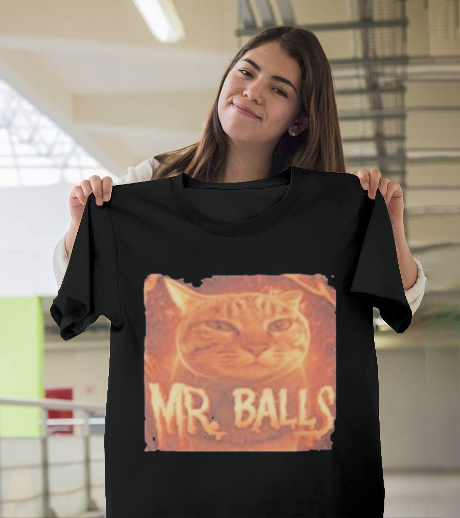 Mr Balls Cat T-Shirt