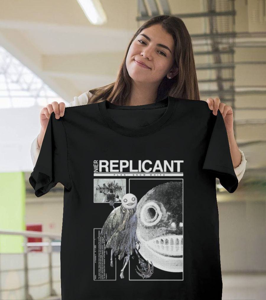 NieR Replicant Plant Snow White Character Illustration Iconic T-Shirt