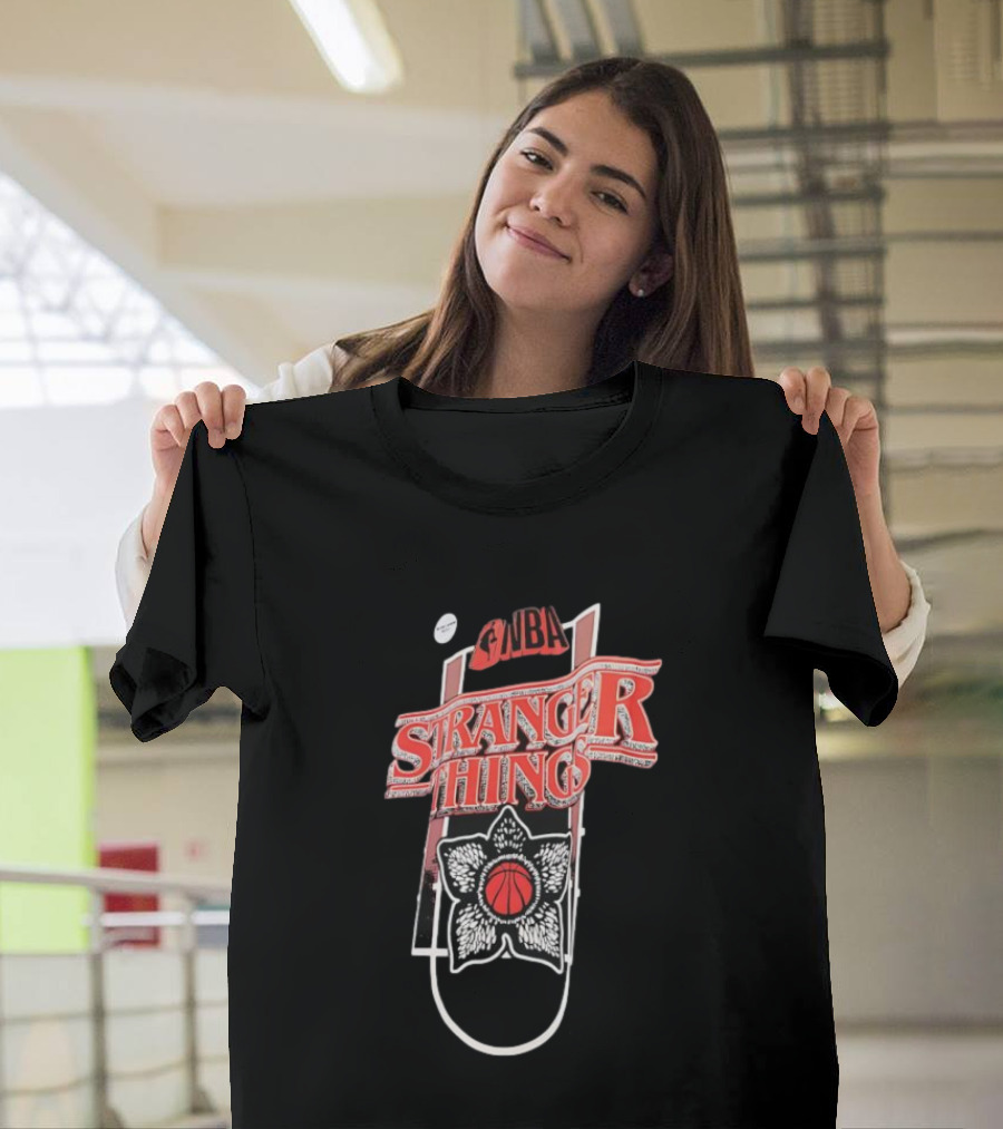 Stranger Things NBA Crossover Demogorgon Basketball T-Shirt