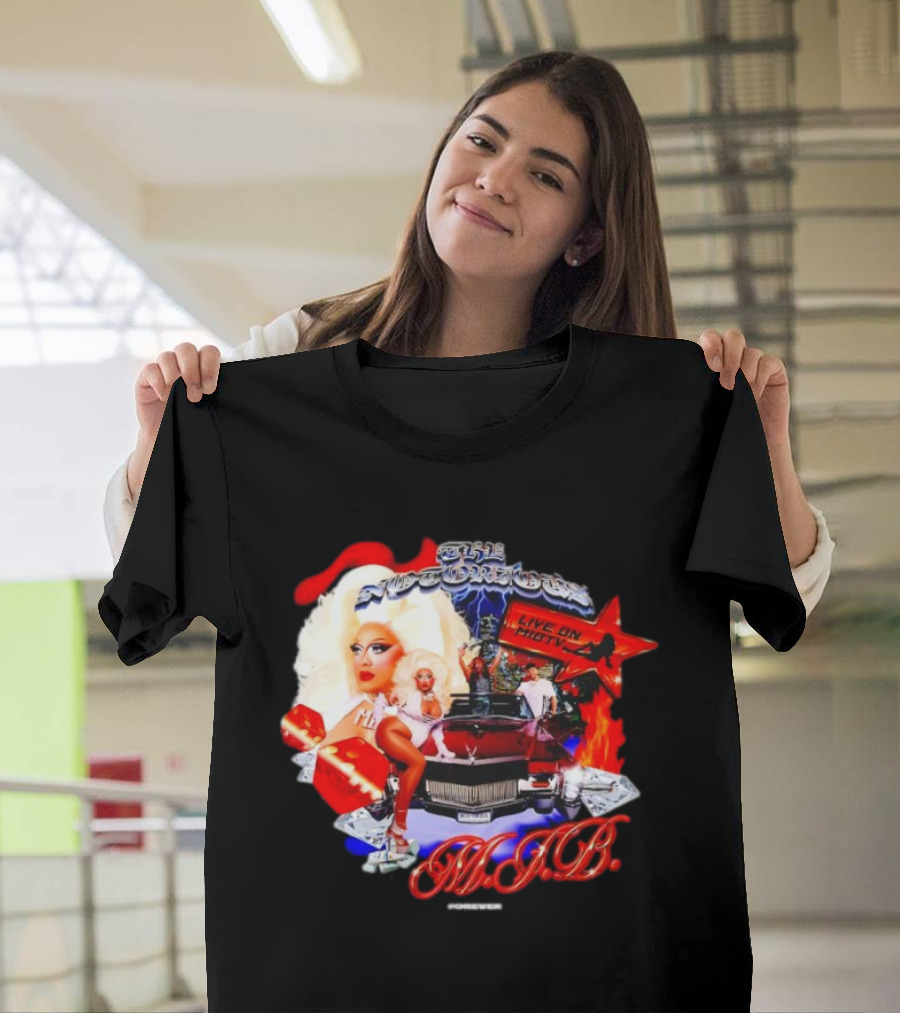 The Notorious B.I.G Live On MIBTV With Glamour Star In Red Car Scene T-Shirt