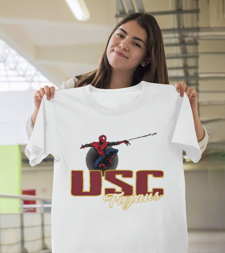 USC Trojans Marvel Spider Man Collaboration T-Shirt