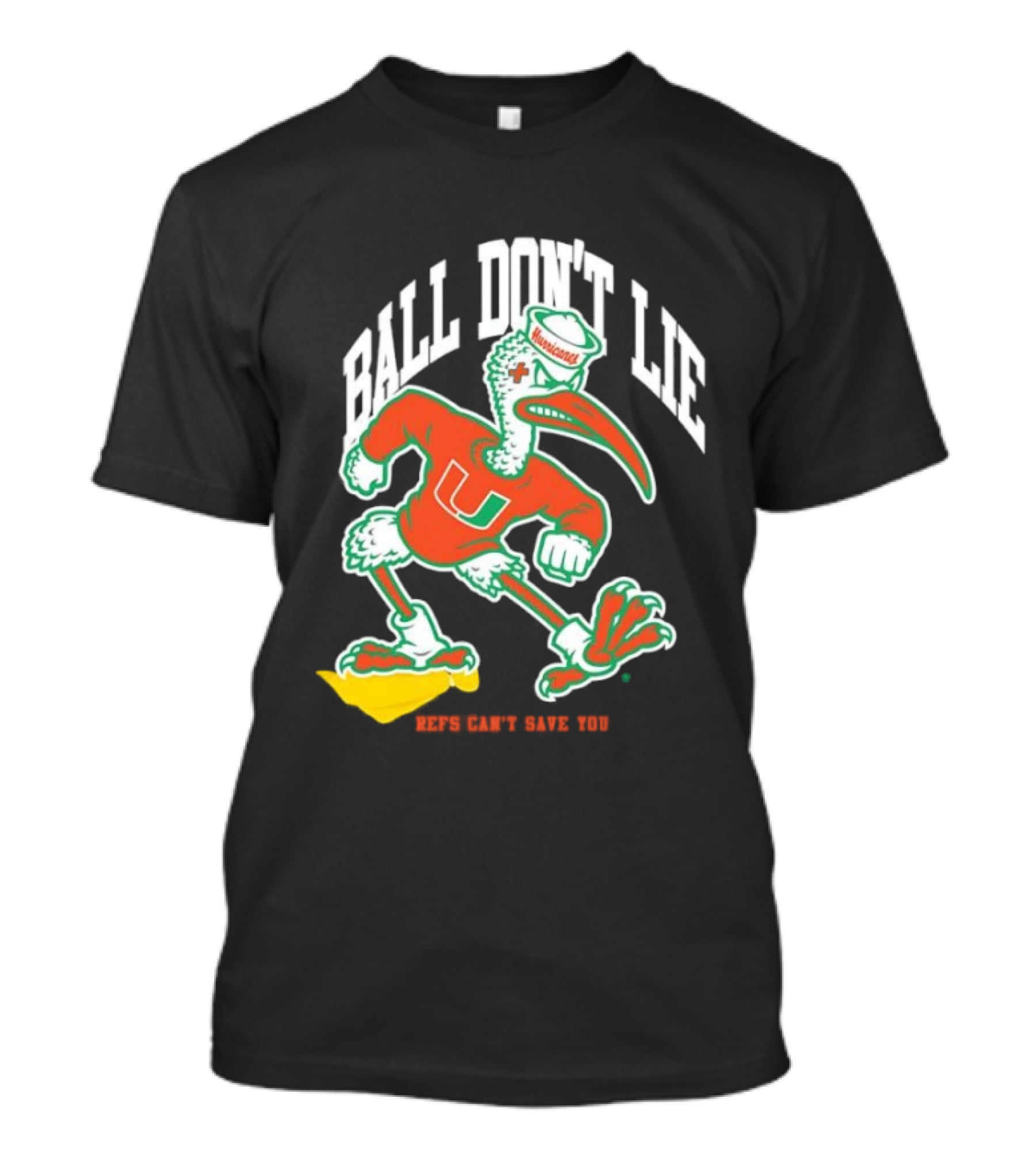 Miami Hurricanes Ball Don’t Lie Mascot T-Shirt