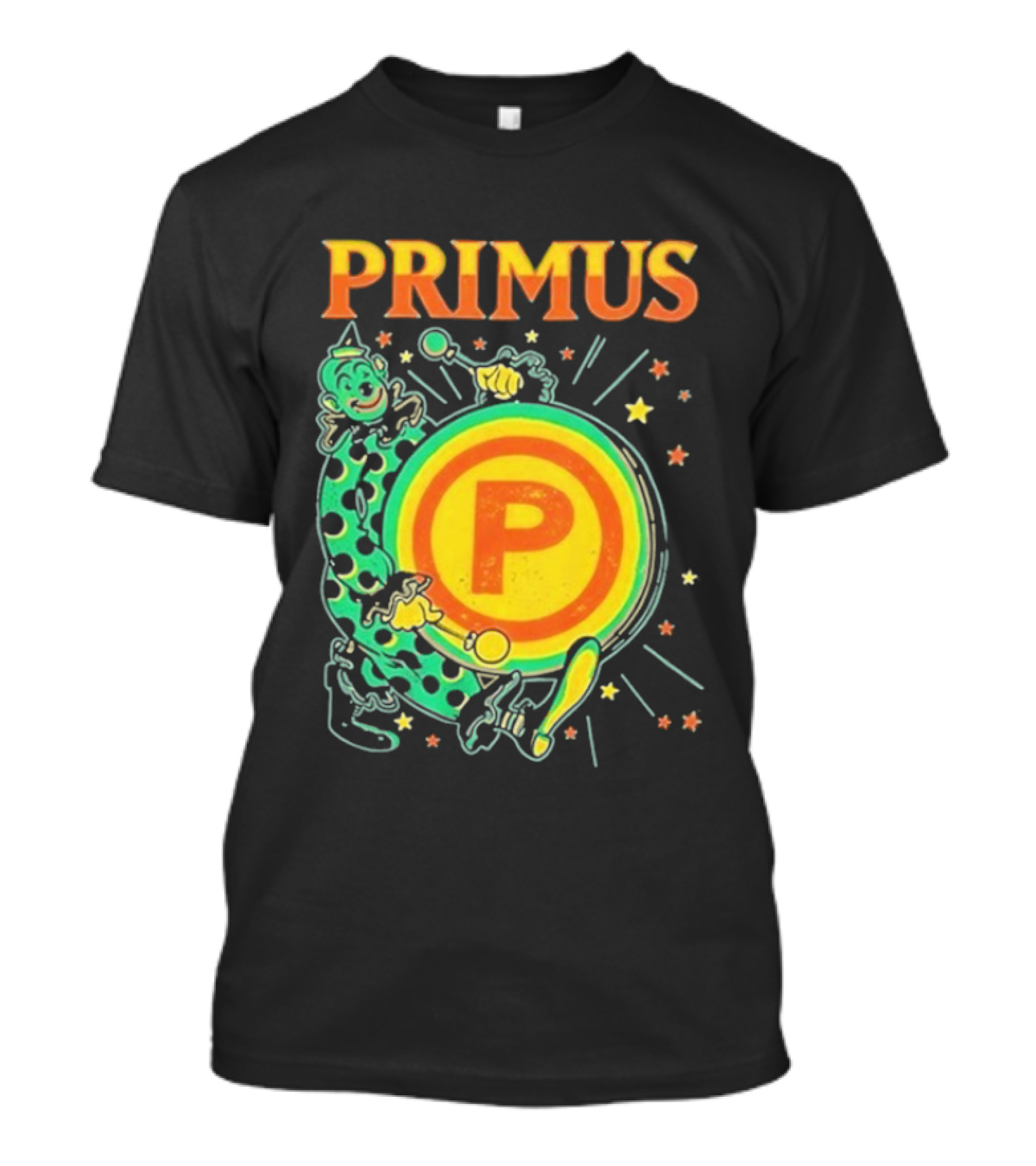 Primus Send In The Clowns New Year's Eve Oakland 2025 Event Featuring Drummer T-Shirt