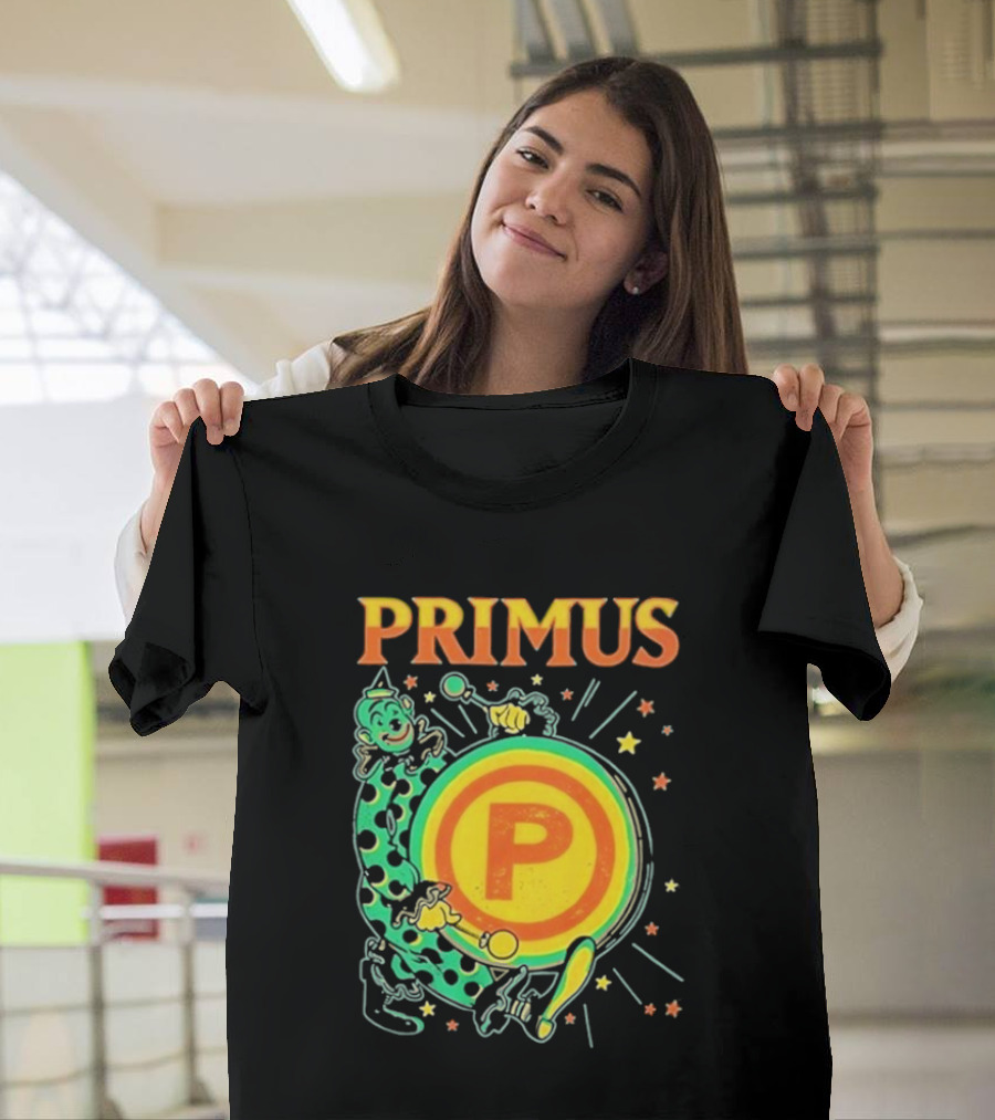 Primus Send In The Clowns New Year's Eve Oakland 2025 Event Featuring Drummer T-Shirt