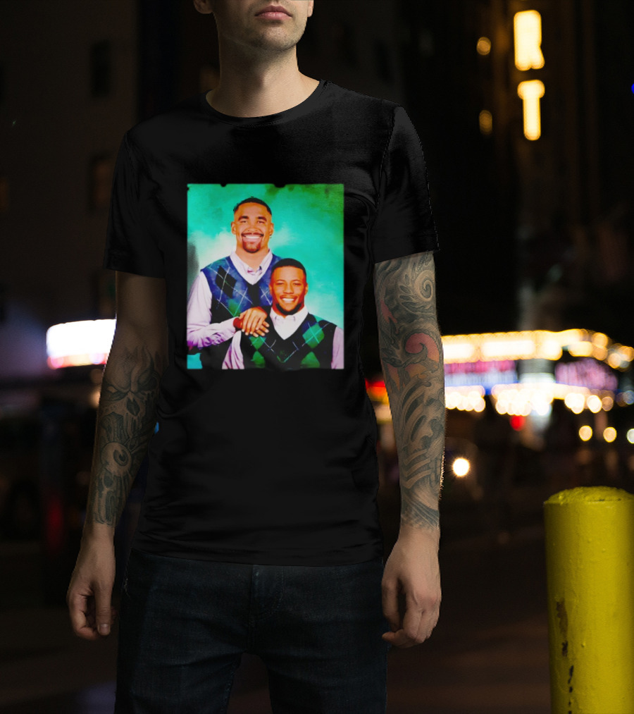Saquon Barkley Philly Step Brothers Sweater Duo T-Shirt