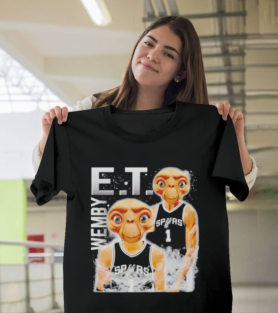 Wemby E.T. Victor Wembanyama San Antonio Spurs Basketball T-Shirt