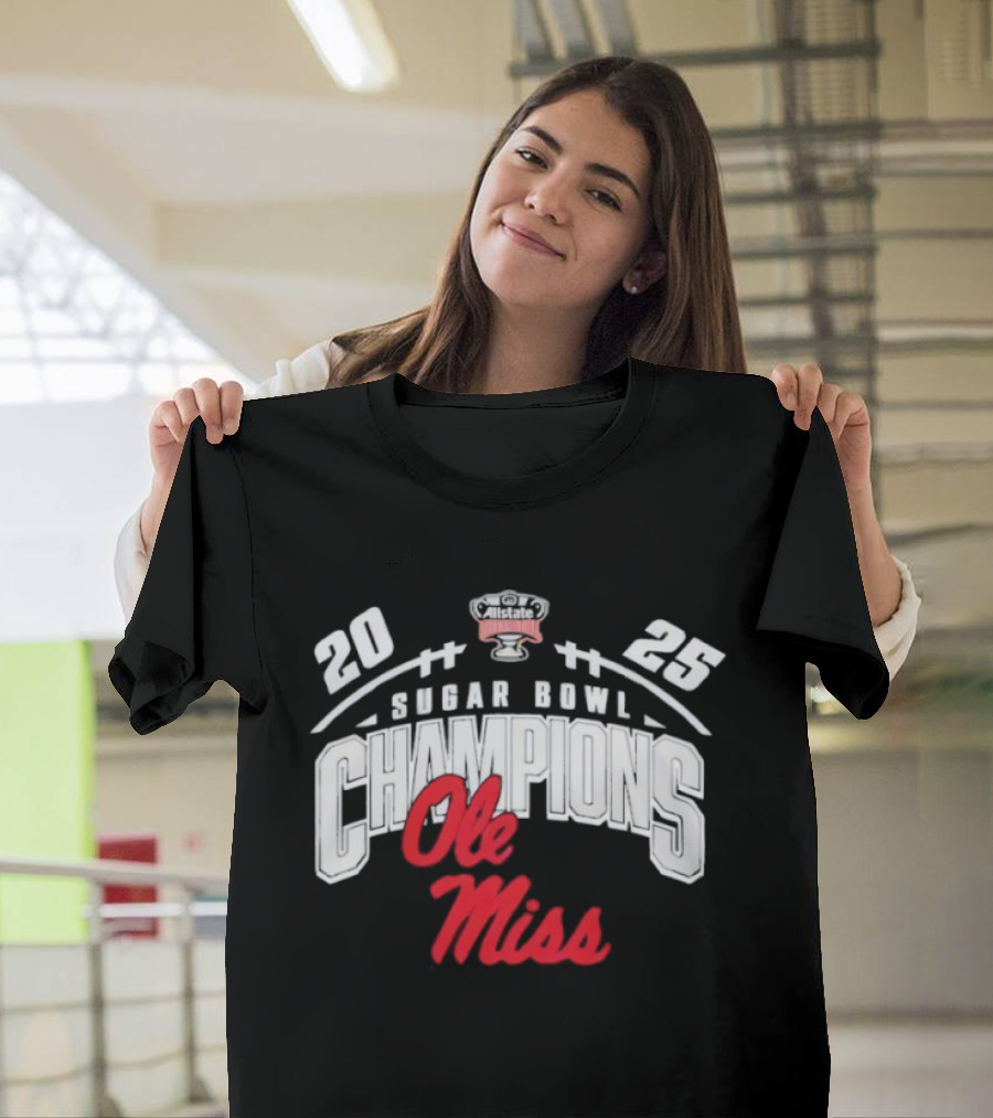 Ole Miss Rebels 2025 Sugar Bowl Champions T-Shirt