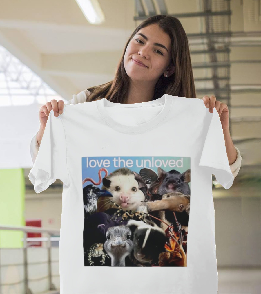 Love The Unloved Animal Collage T-Shirt
