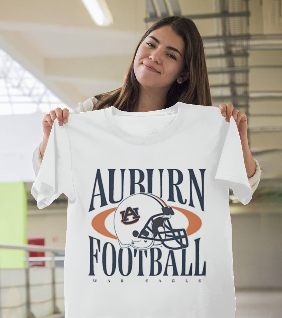 Auburn Football War Eagle Helmet T-Shirt