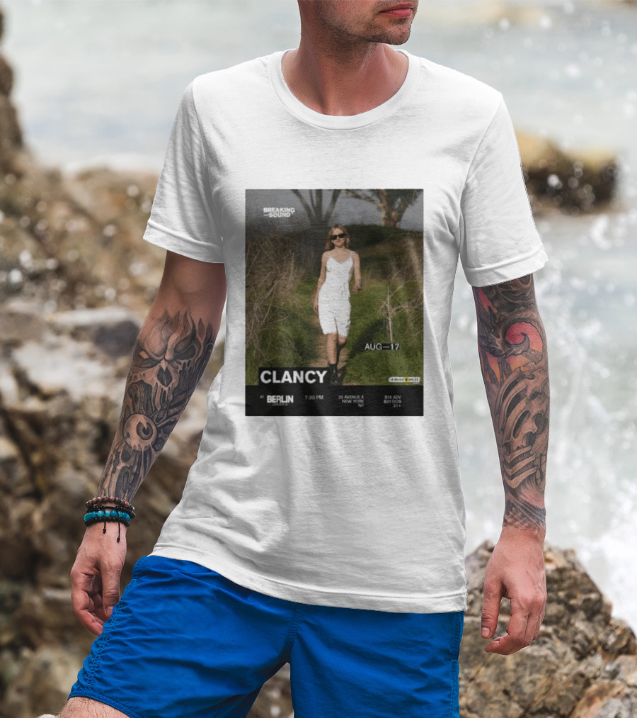 Clancy Breaking Sound Berlin August 17 Event New York Venue Details T-Shirt