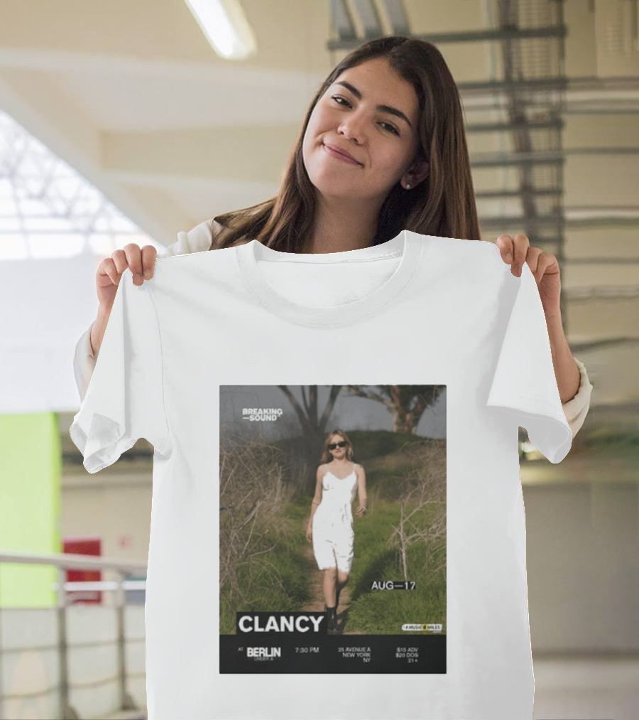 Clancy Breaking Sound Berlin August 17 Event New York Venue Details T-Shirt