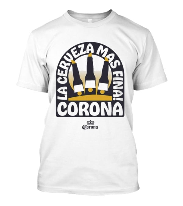 Corona La Cerveza Mas Fina Beach Bum Bottle Trio T-Shirt