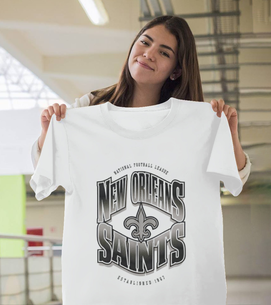 New Orleans Saints National Football League Established 1967 Fleur De Lis T-Shirt