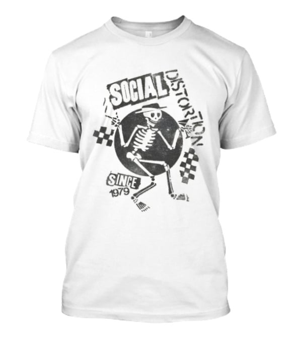 Skeleton Social Distortion Since 1979 Unique Skeleton T-Shirt