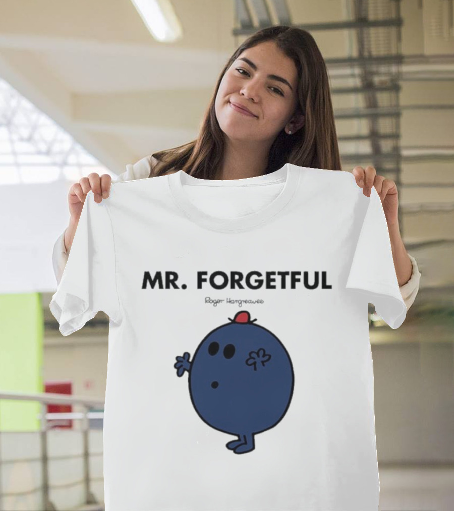 Mr. Men Little Miss Mr. Forgetful Roger Hargreaves T-Shirt