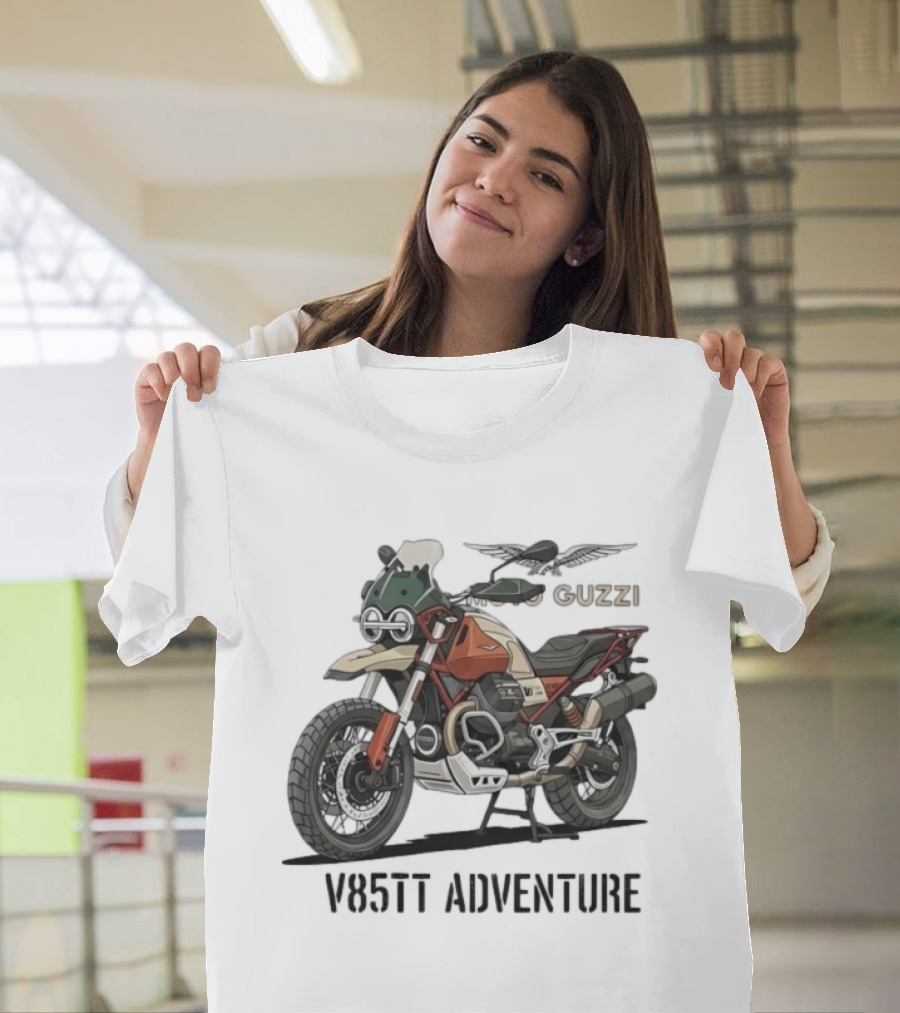 Moto Guzzi V85 TT Adventure Eagles Motorcycle T-Shirt