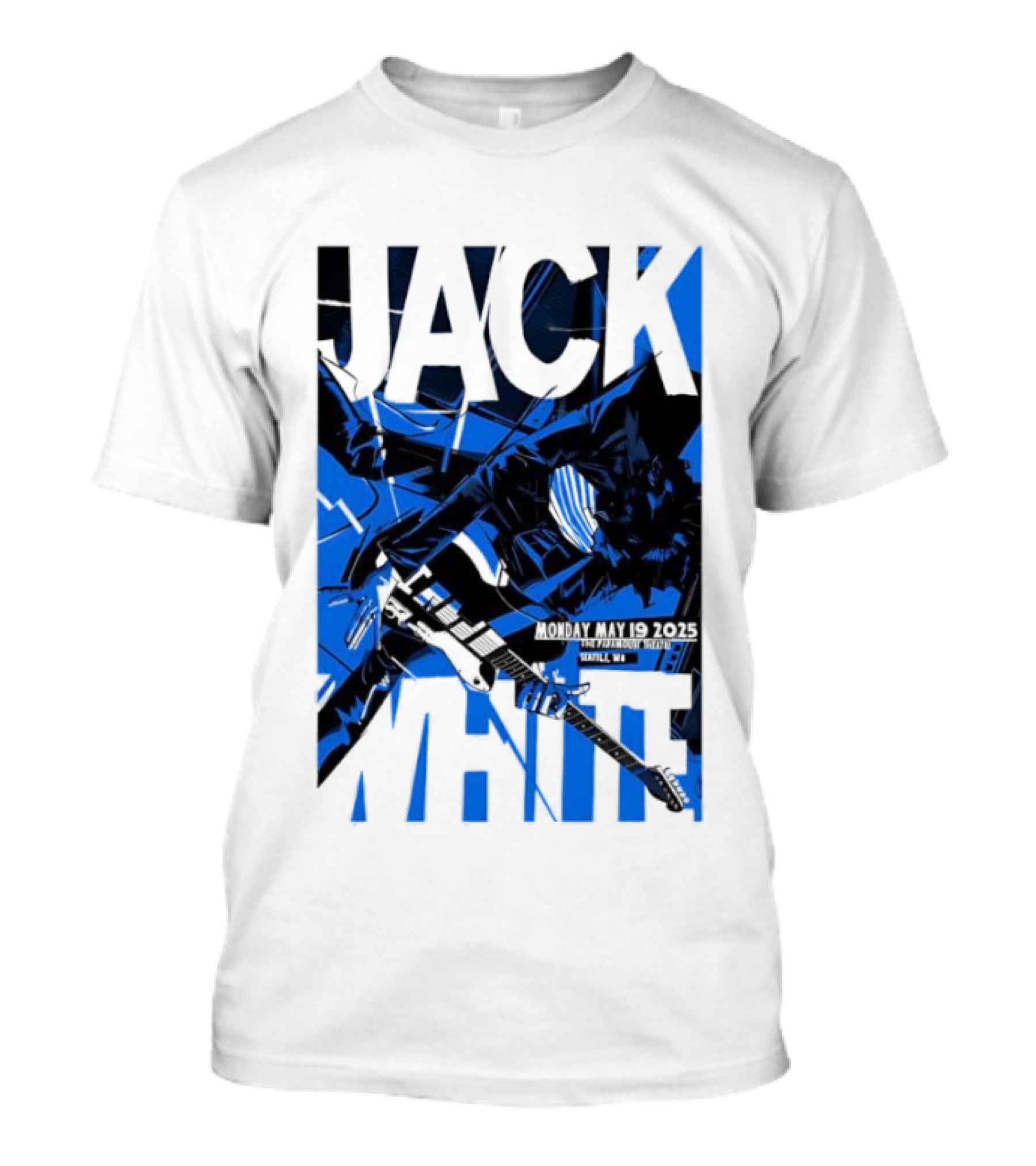 Jack White Seattle WA May 19th 2025 Concert Tour Collectible T-Shirt