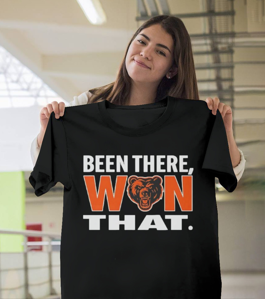 Been There Won That Chicago Bears Vintage Fan Celebration T-Shirt