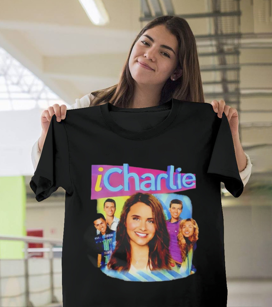ICharlie Cast Colorful Group Image T-Shirt