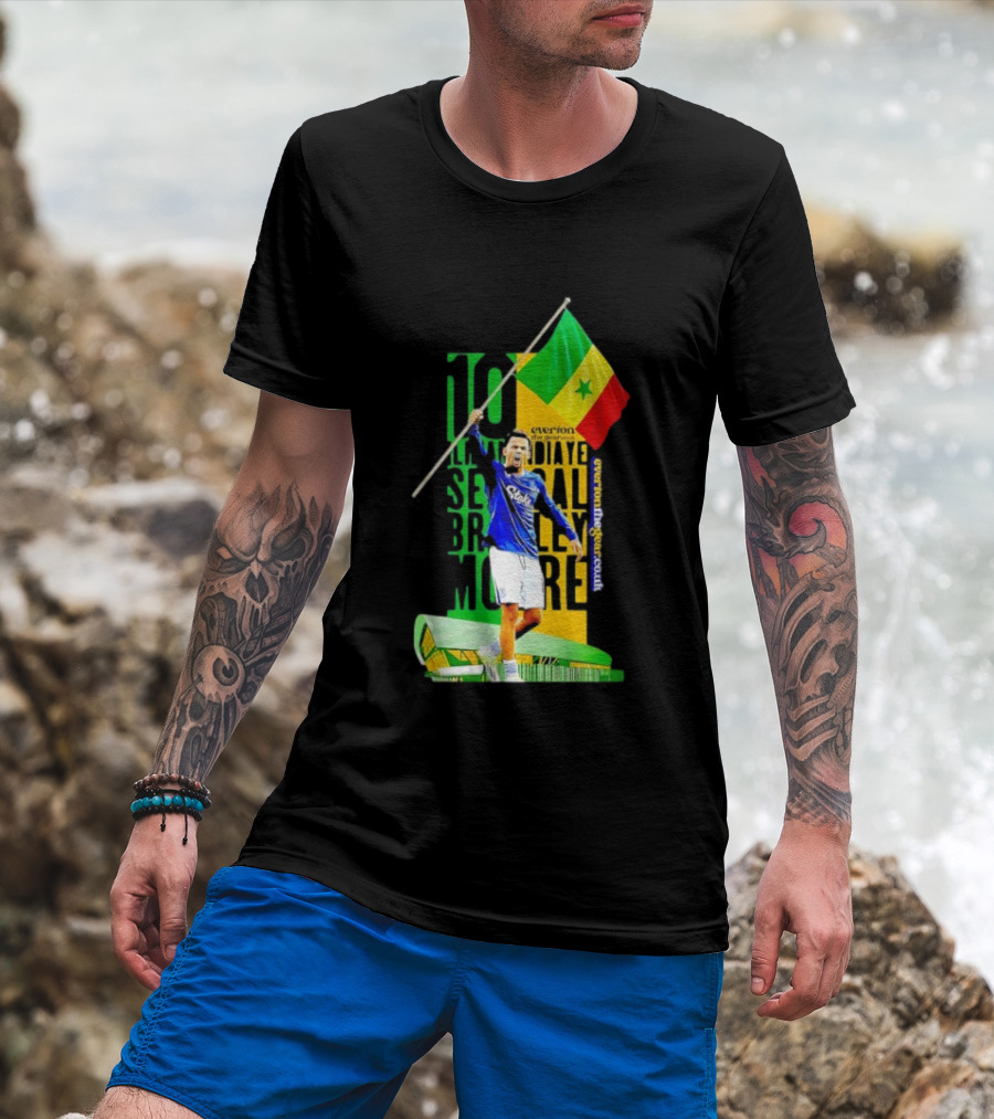 Iliman Ndiaye Everton Senegal Bramley Moore Stadium T-Shirt