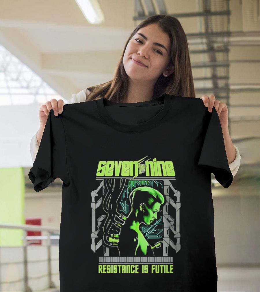Seven Of Nine Resistance Is Futile Borg Assimilation T-Shirt