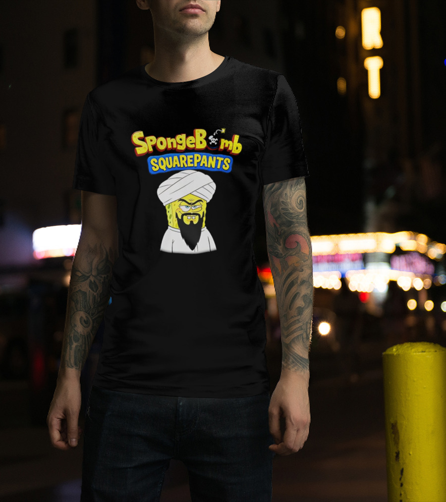 Squarepants Osama Bin Laden Sponge T-Shirt