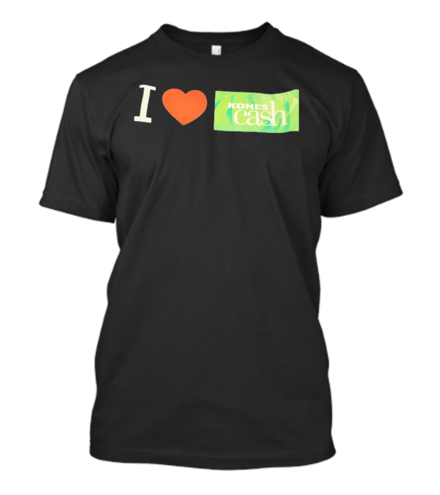 I Love Kohl's Cash Green Heart T-Shirt