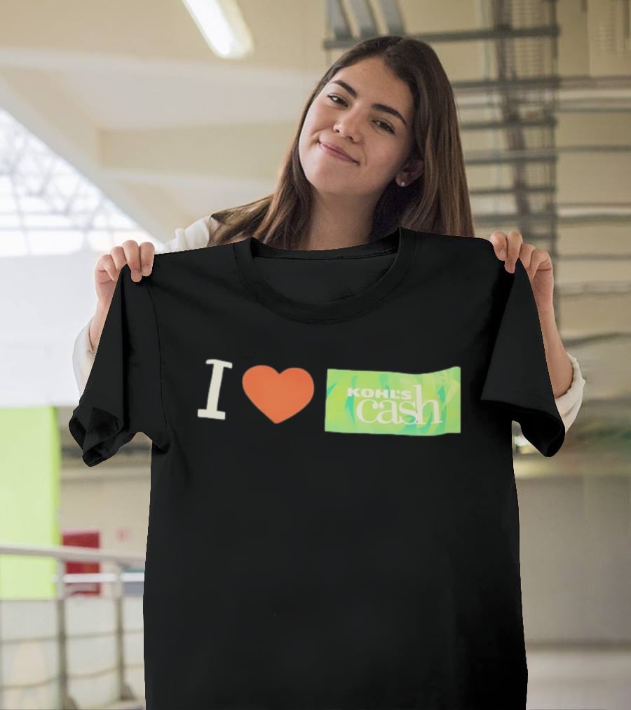 I Love Kohl's Cash Green Heart T-Shirt